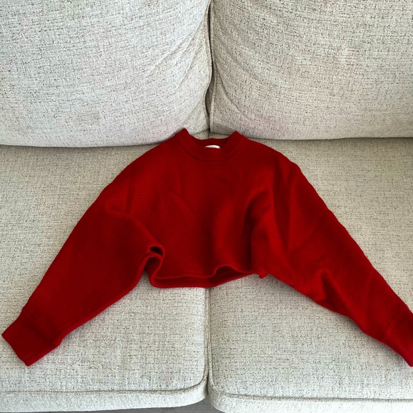 Super Cropped, Mock Neck Sweater - Picture 3 of 5